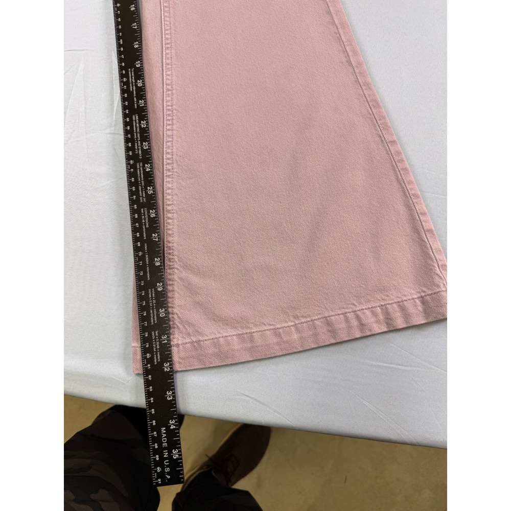 PacSun High Rise Flare Jeans 27 NWT Dusty Lavender Mauve Purple Denim Pants - Picture 10 of 16